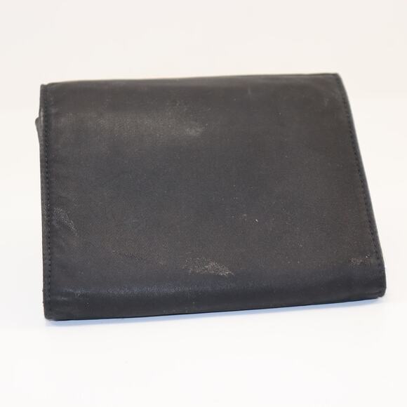 Prada Black Nylon & Saffiano Leather Wallet – Tri-Fold with Coin Pocket - Picture 2 of 8